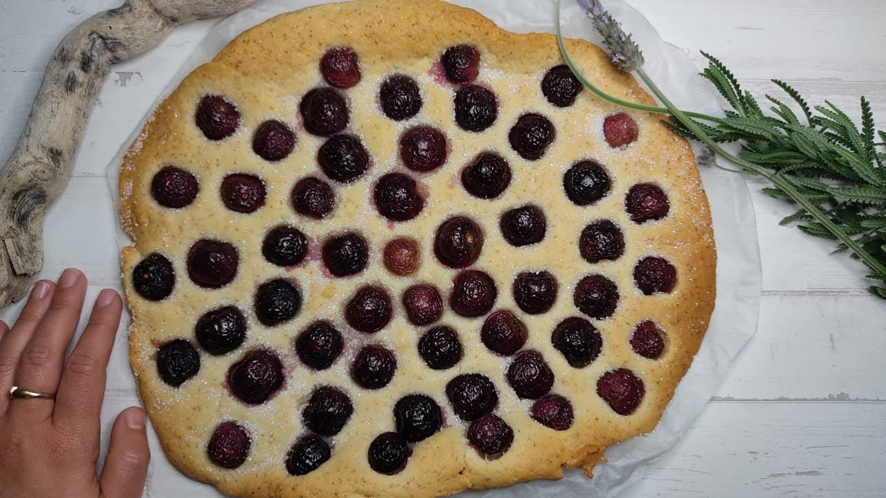 Coca fácil un lujo para este verano🍒COCA DE CEREZAS 🍒
