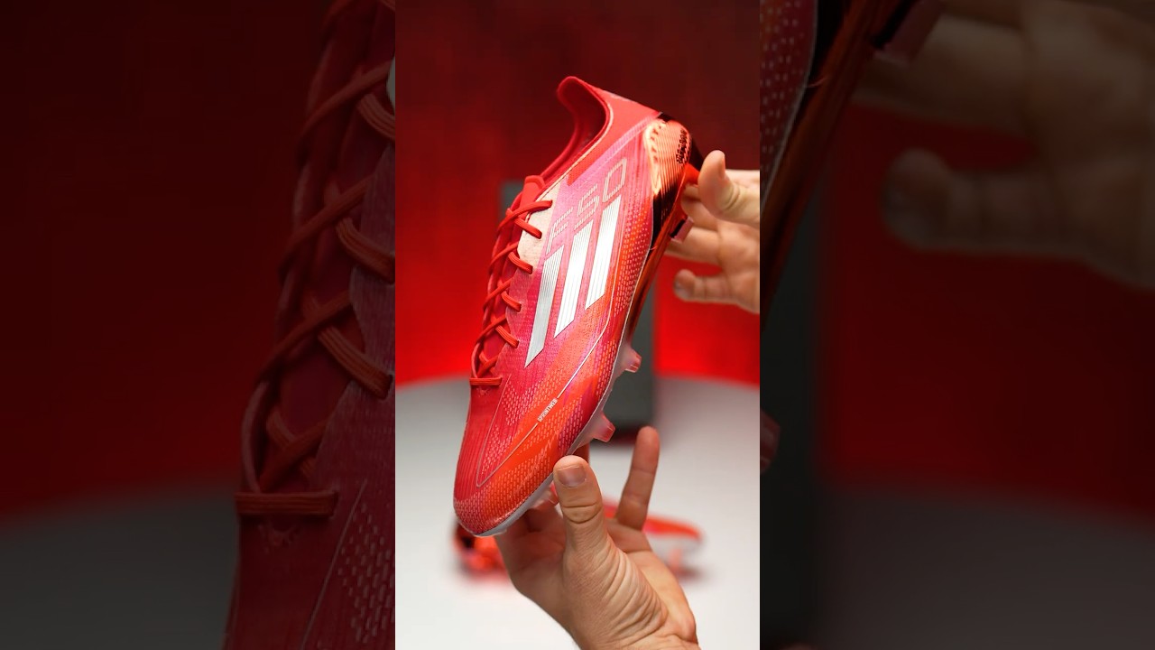 Unboxing the Soccer.com 40th Anniversary adidas F50 🌟 Just look at that ruby red 🔴🤩