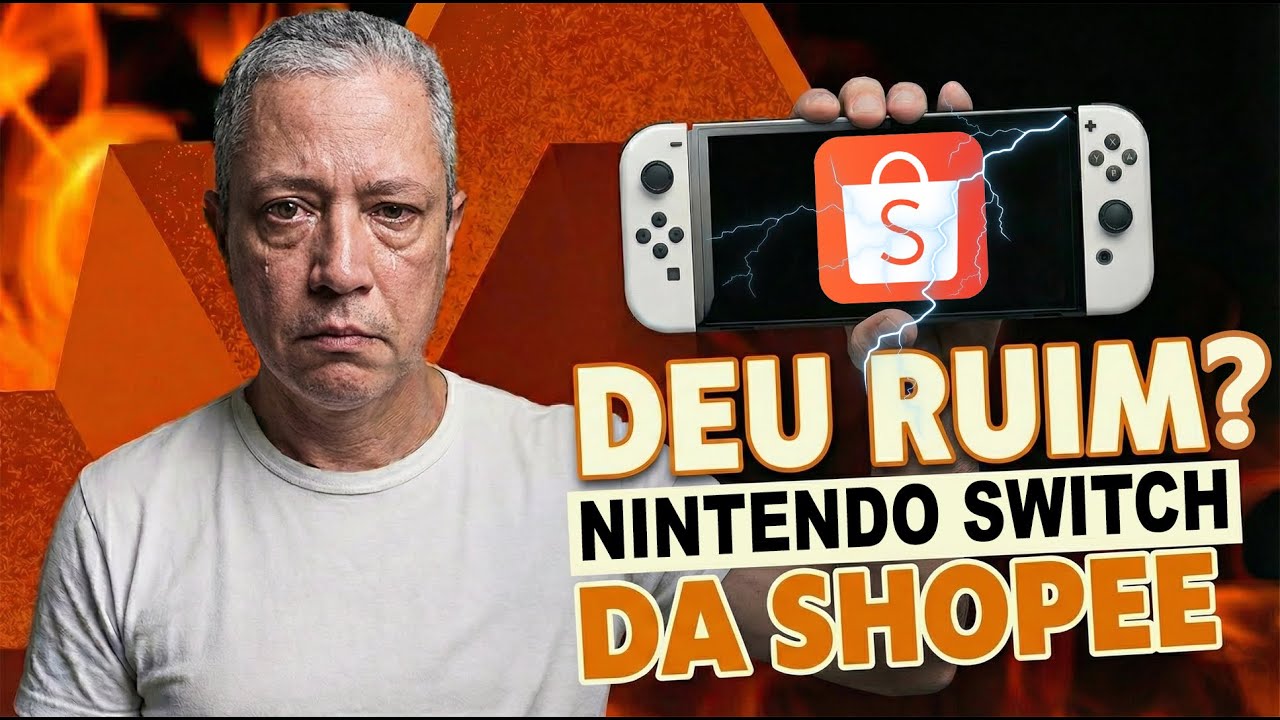 Comprei um Nintendo Switch OLED DESTRAVADO sem Cartão SD na Shopee! Valeu a Pena?