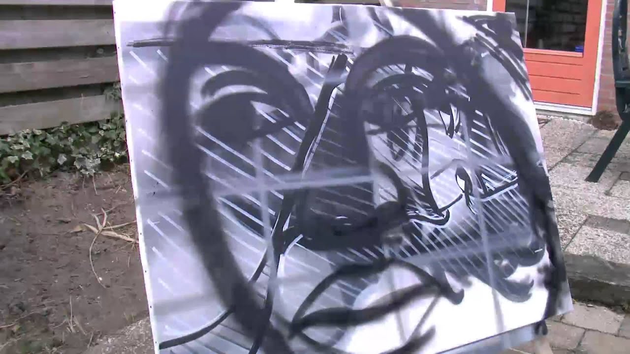 2Pac graffiti on canvas - BatDesign HD.mp4