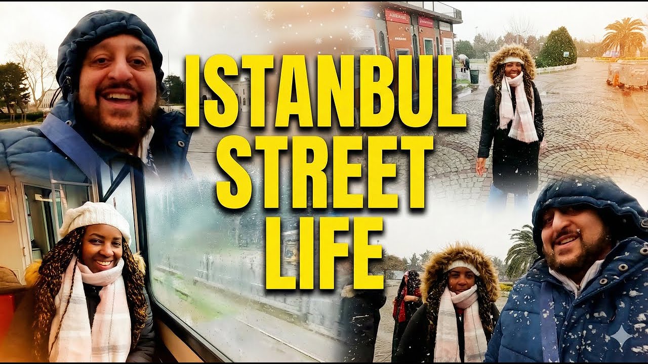 “What Istanbul Really Looks Like in Winter ❄️🌧️ Street & Train POV”