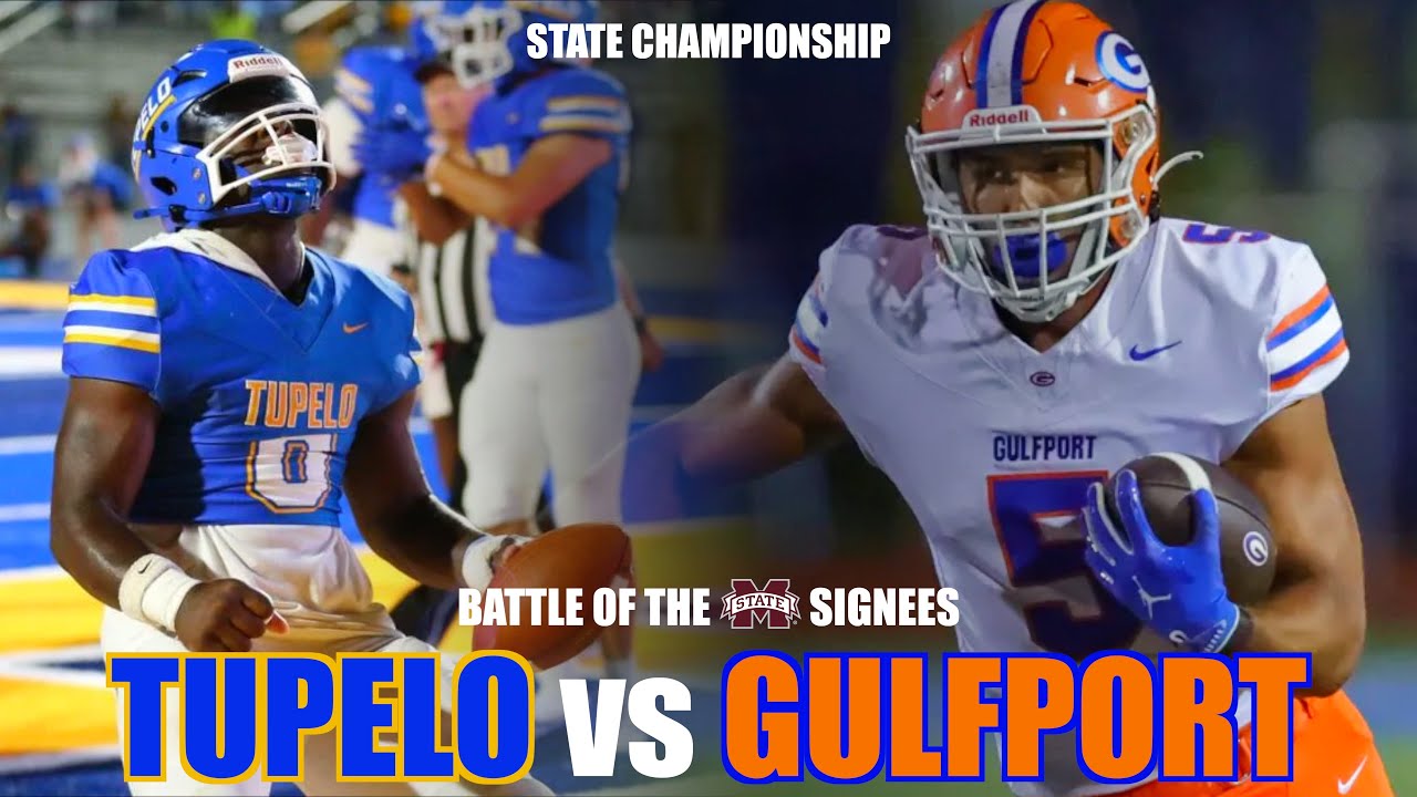STATE CHAMPIONSHIP | TUPELO vs GULFPORT | MISSISSIPPI STATE SIGNEES BATTLE | BIG PLAY ENDS THE GAME!
