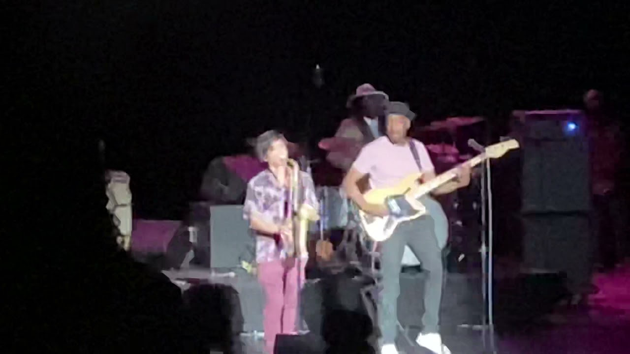 Jonathan Mones sax solo with Marcus Miller at Bobby Sparks benefit
