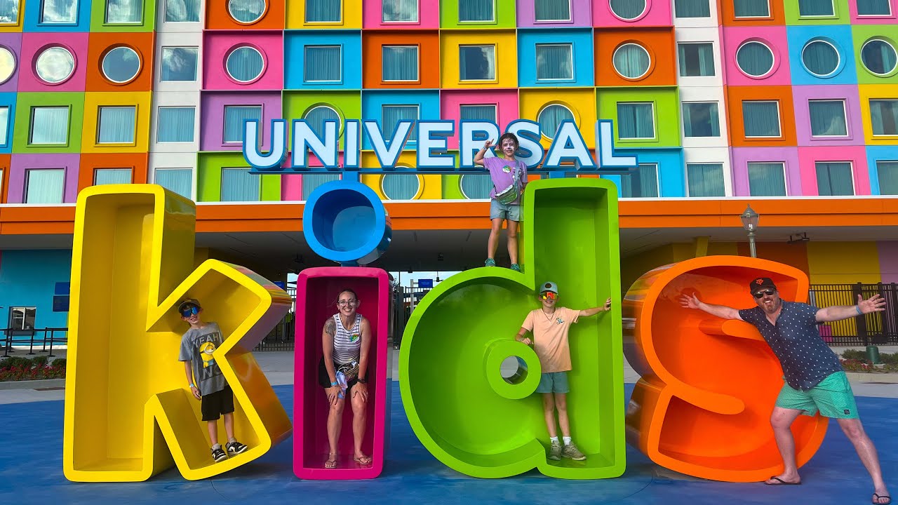 Мы побывали в СОВЕРШЕННО НОВОМ детском курорте Universal в Техасе!