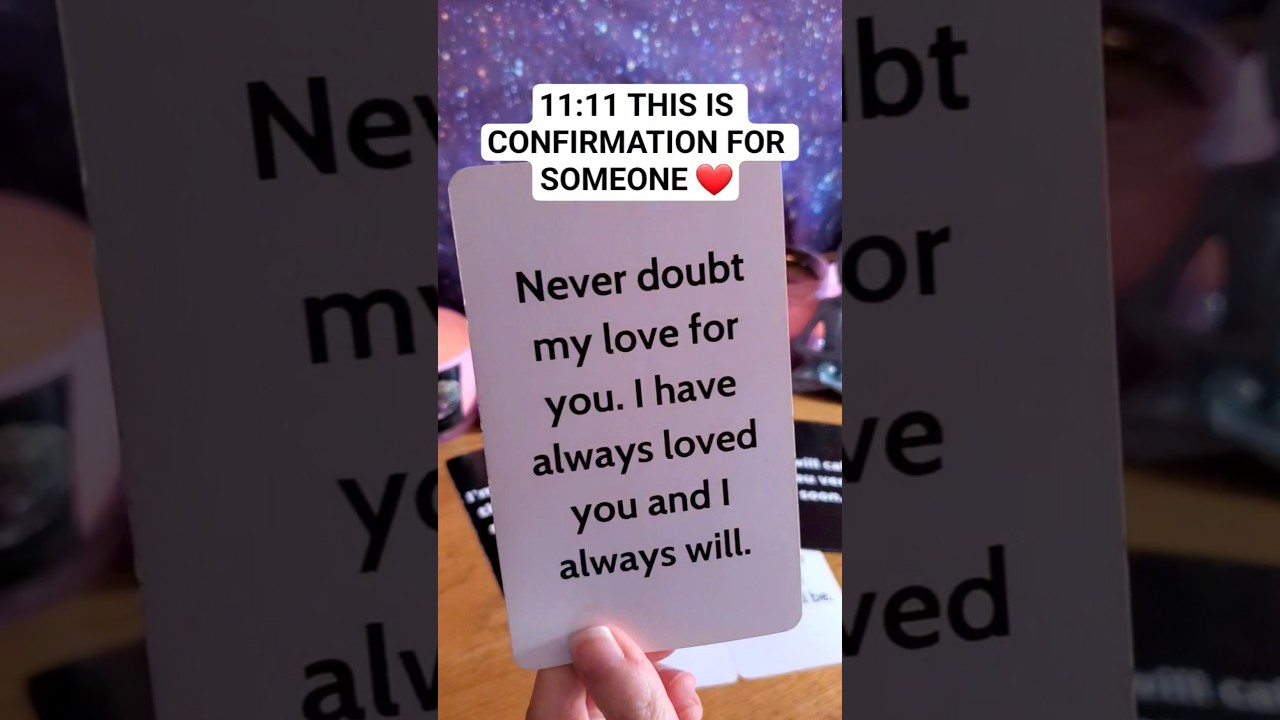 11:11 ЭТО ПОДТВЕРЖДЕНИЕ ДЛЯ КОГО-ТО ❤️