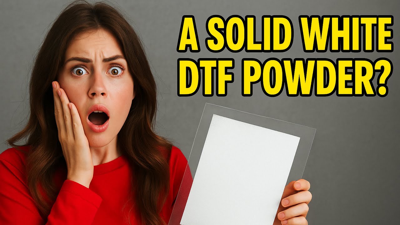 Testing Solid White DTF Powder