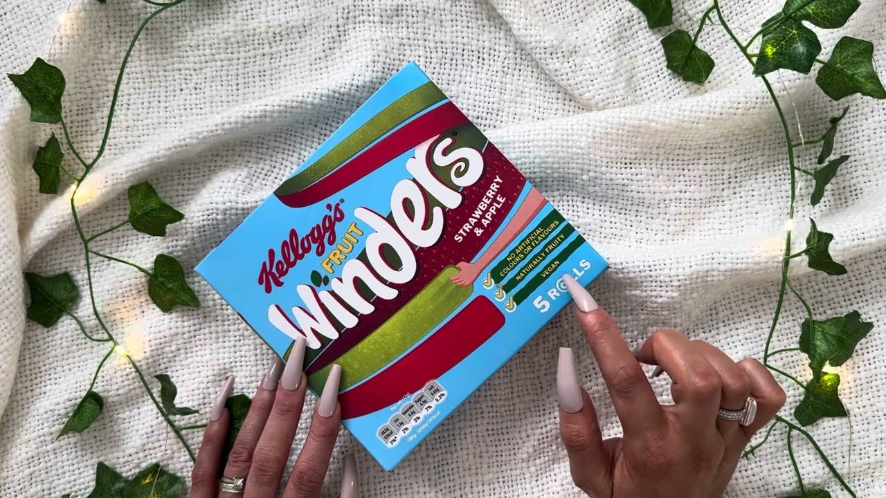 ASMR Tracing letters on packaging 🫶🏻