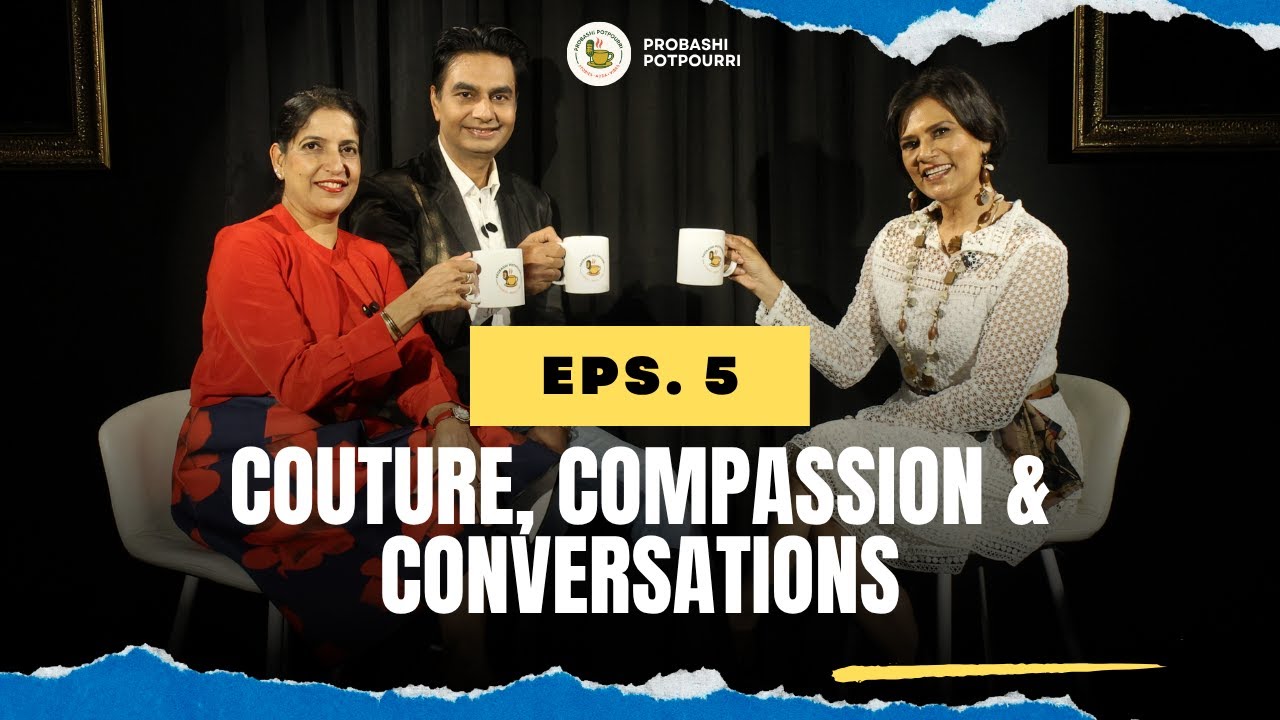 Couture, Compassion & Conversations - Candid Chat with my Fav Designer Duo!