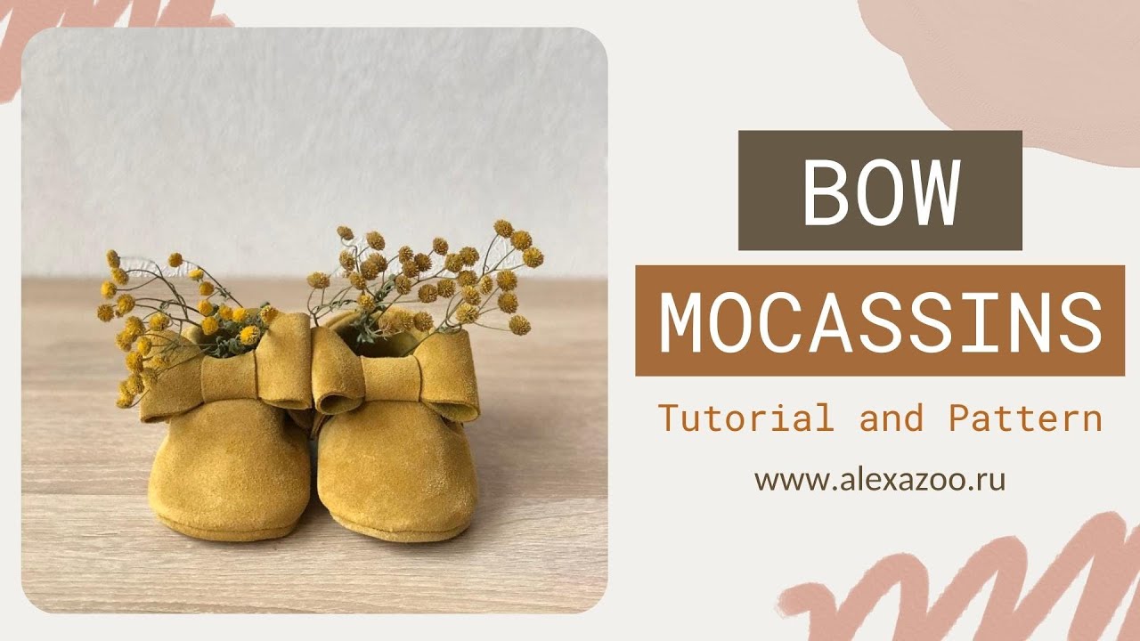 Baby Bow Moccasins Video Tutorial