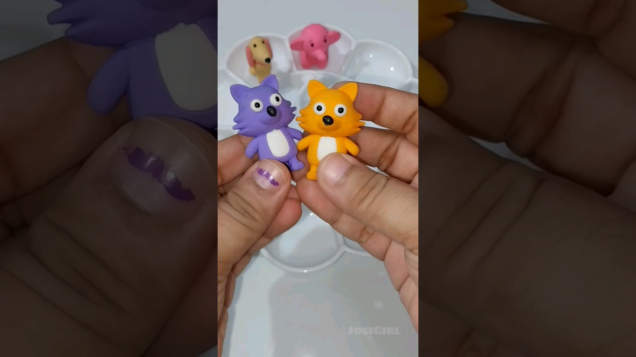 My Animals Eraser Collection ✨️#stationery #schoolsupplies #90s #asmr #art #filling #90s
