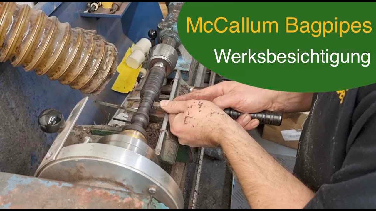 McCallum Bagpipes Werksbesichtigung