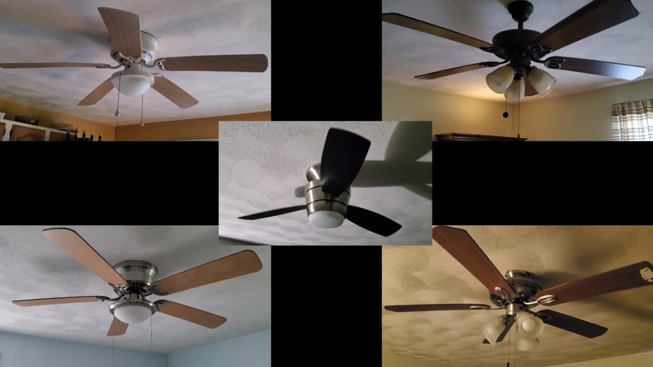 Every Ceiling Fan in my old house (read desc.)