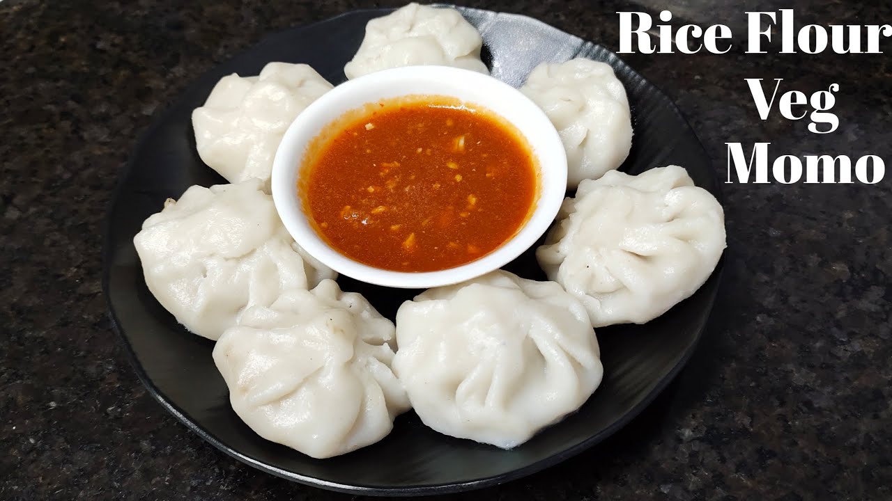 Rice Flour Veg Momo healthy & tasty recipe | Veg Momos with chutney banane ki recipe | Ashleena