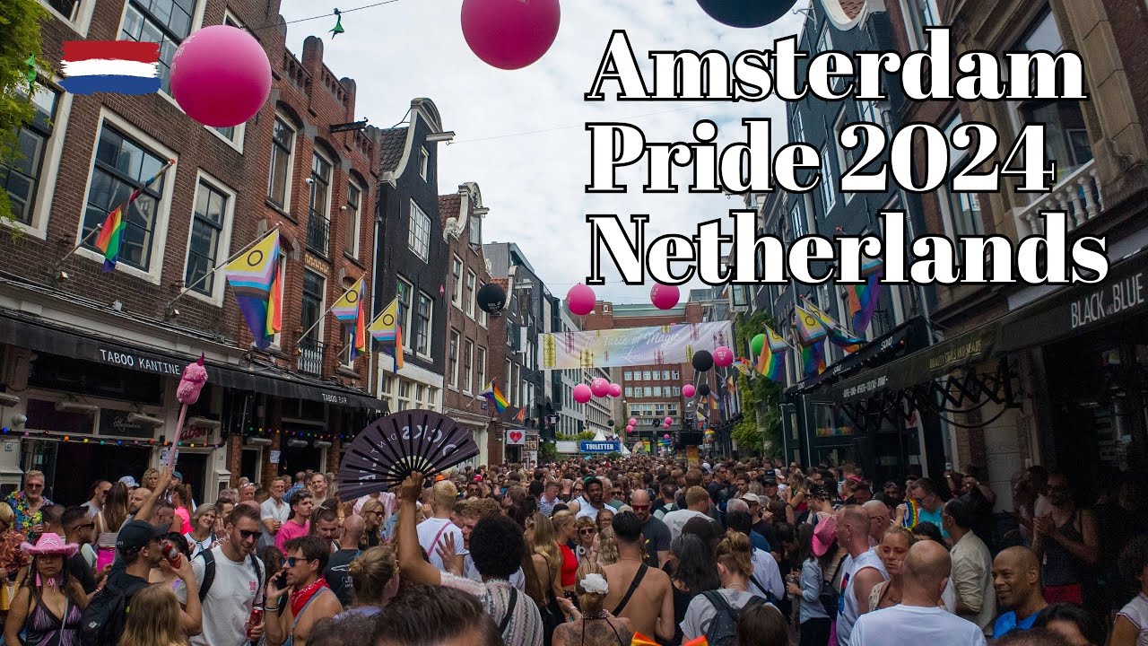 🇳🇱 Amsterdam, Netherlands -  Pride Parade 2024: Boats, Dancing, and Celebrating