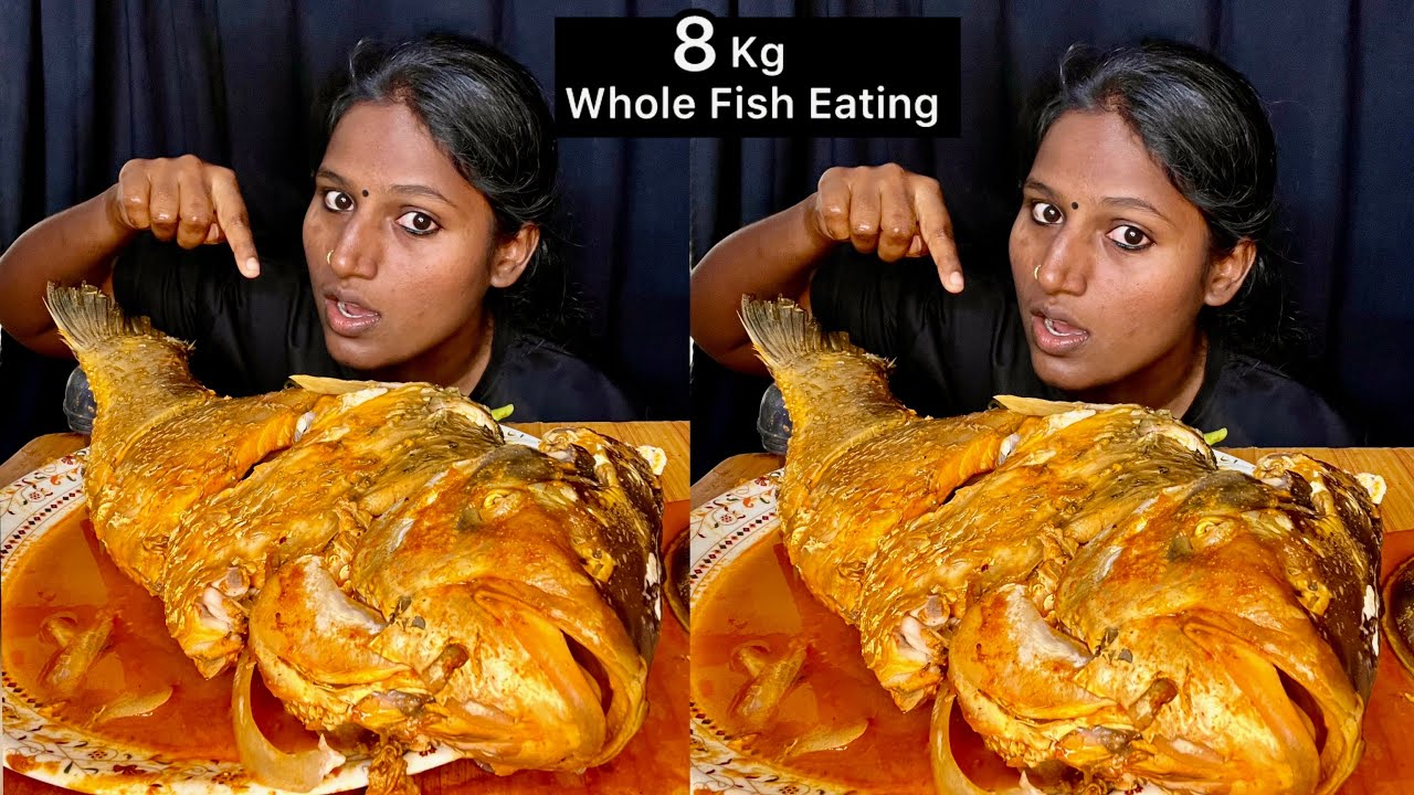 8 Kg Whole Fish Eating Challenge | Video 83