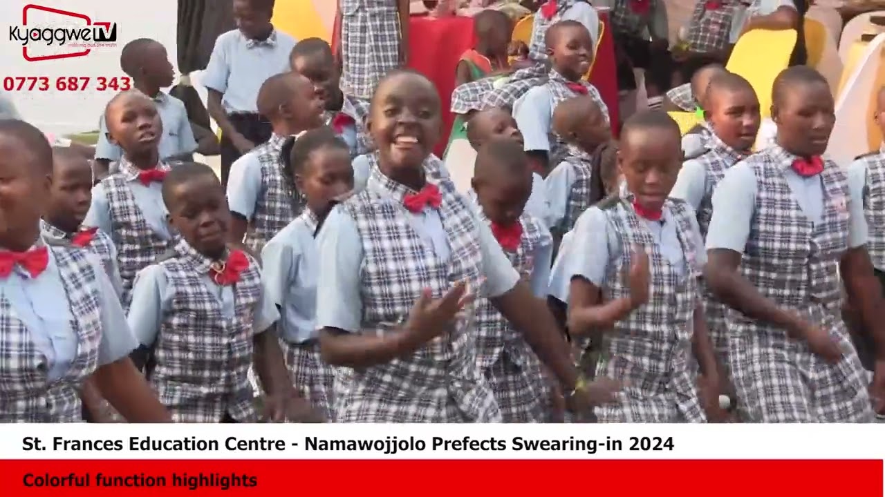 St. Frances Education Centre - Namawojjolo Prefects Swearing-in 2024
