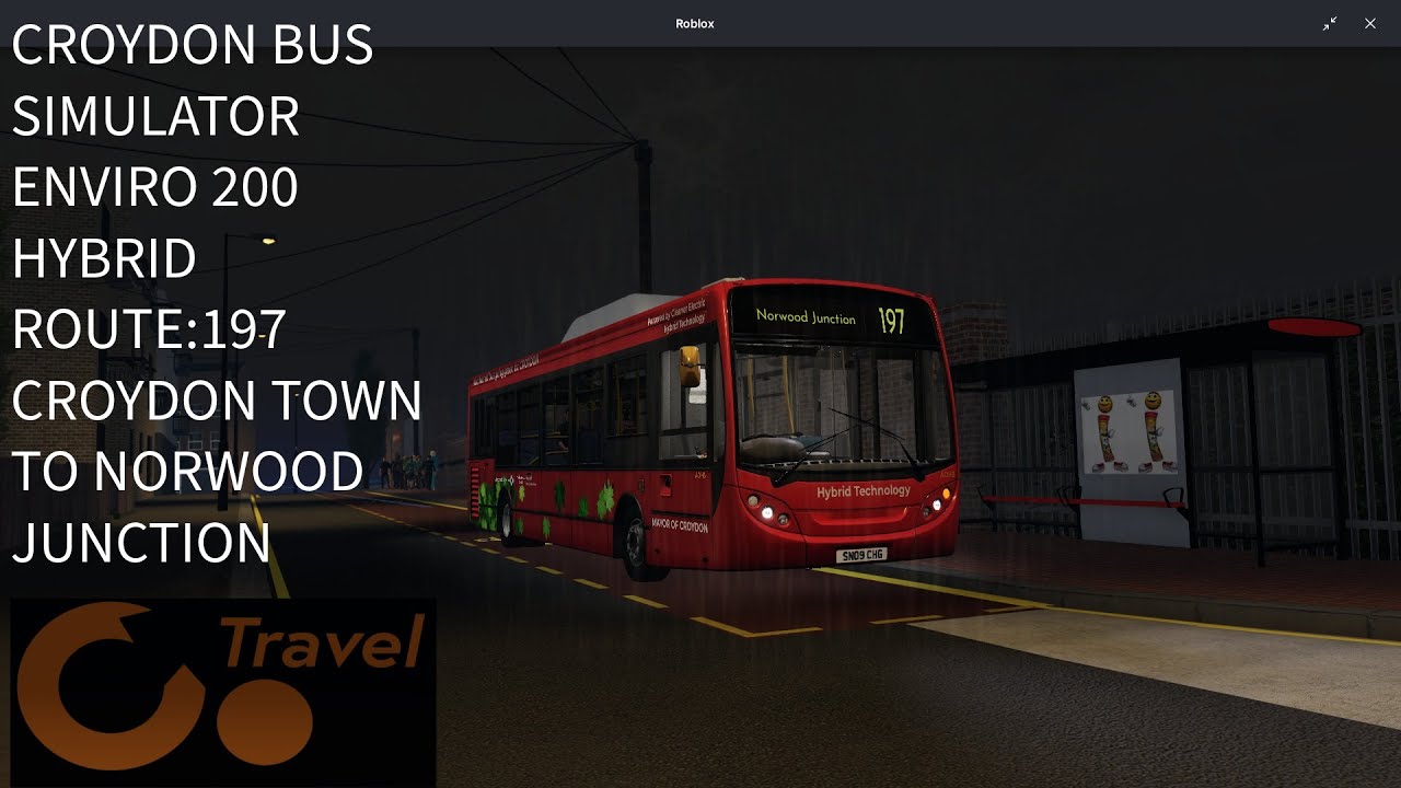 CROYDON BUS SIMULATOR | ENVIRO 200 HYBRID | ROUTE:197 | CROYDON TOWN TO NORWOOD JUNCTION