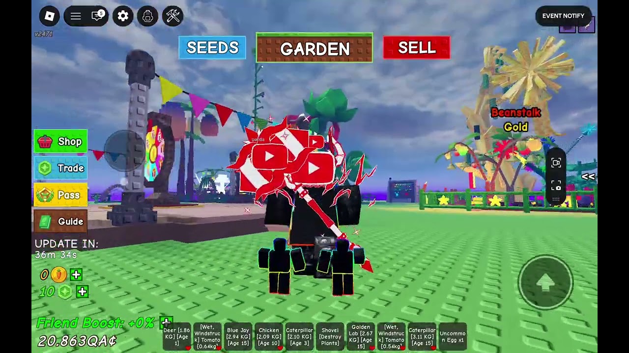 Me playing Grove garden in Amityville 