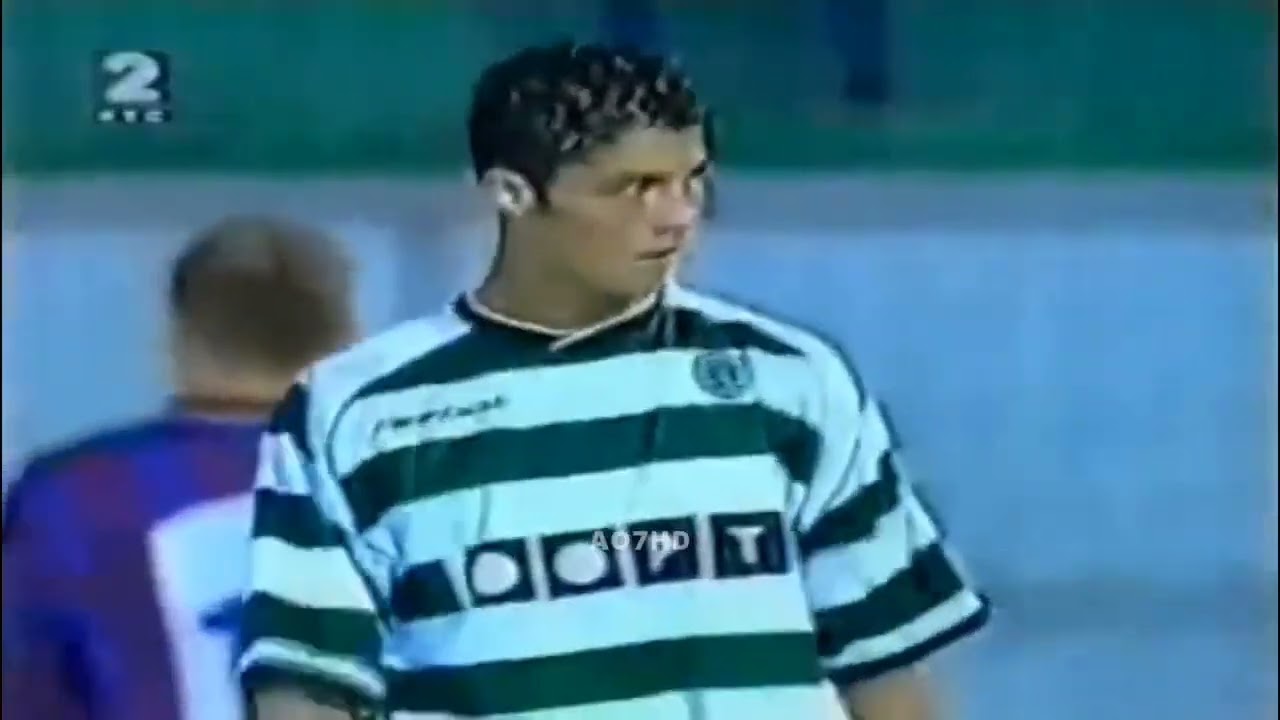 Cristiano Ronaldo - Sporting CP & Partizan Belgrade 19.09.2002 (UEFA Cup)