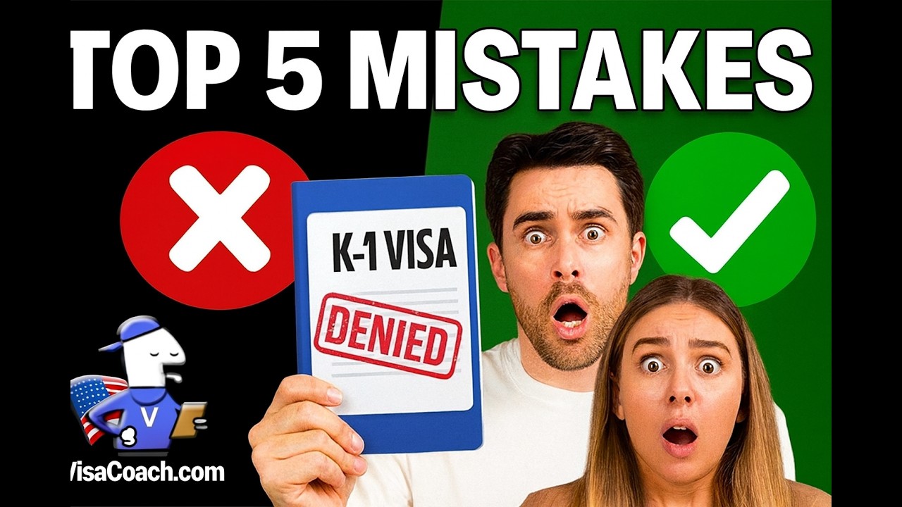 5 ошибок при получении визы K1, из-за которых вам могут отказать