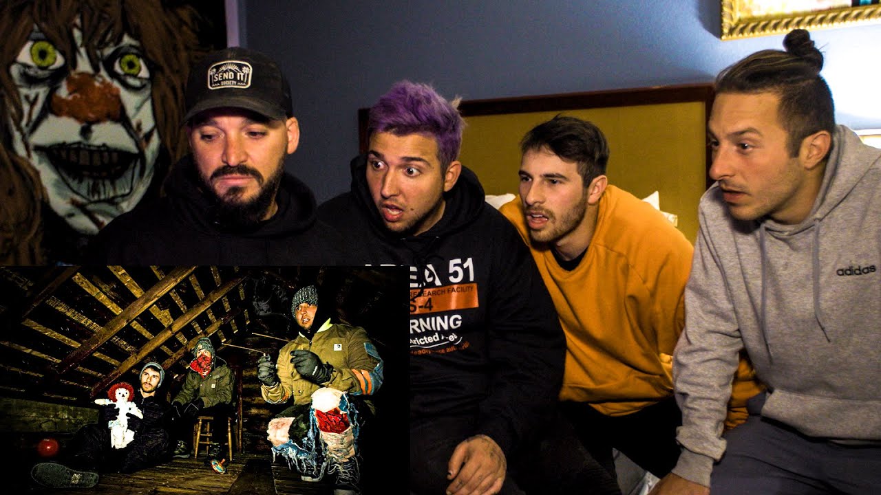 REACTING to OVERNIGHT in AXE MURDER HOUSE!