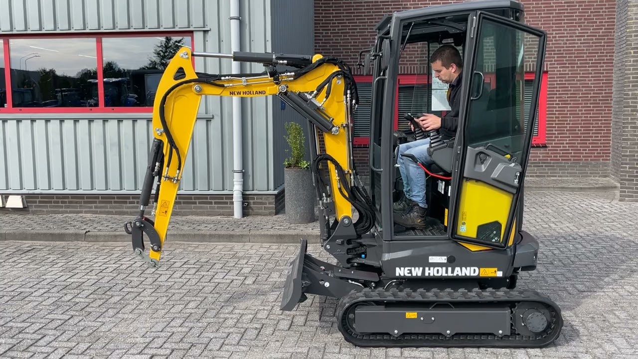 New Holland E20D minigraver 3 delige giek