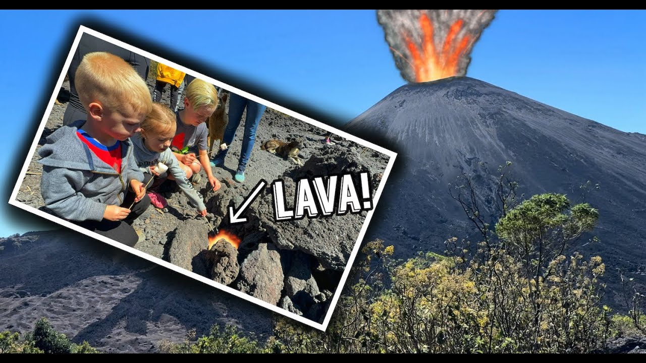 Roasting Marshmallows on an Active Volcano!