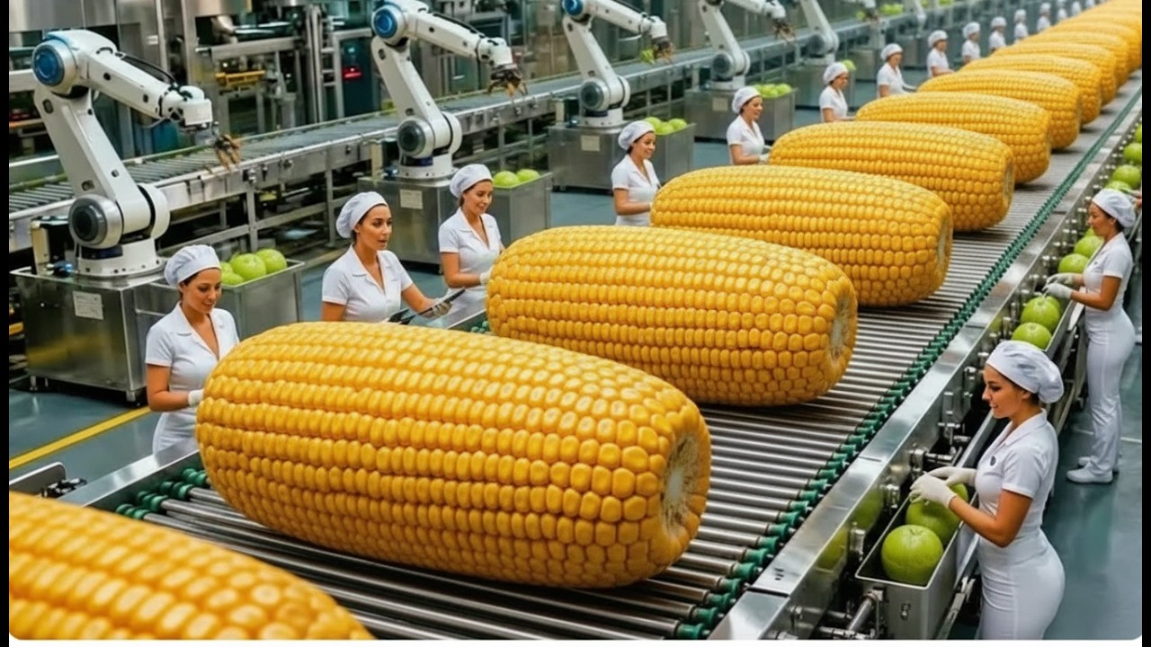 Inside: How Popcorn Is Mass Produced Inside a Factory From corn on the cob to crispy popcorn