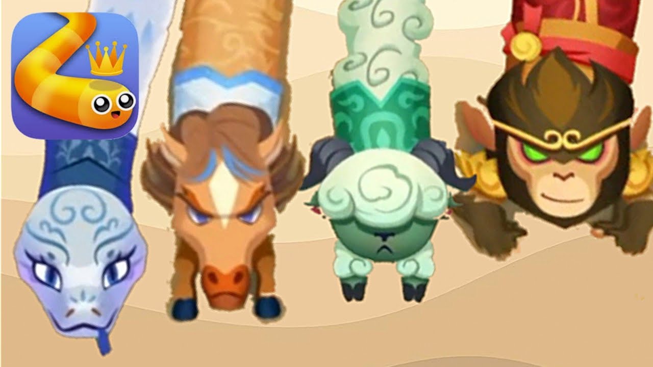HOW TO UNLOCK ALL 4 snake.io Lunar Party Snakes | Sun Wukong