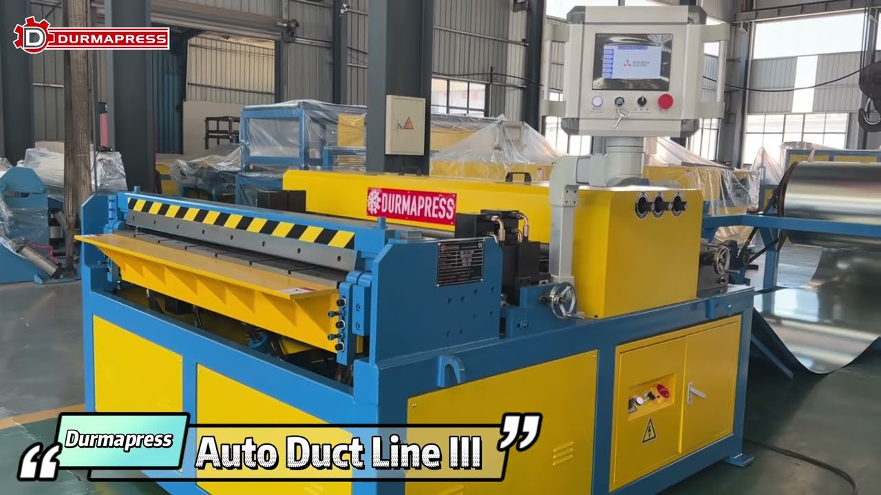 Auto duct line Ⅲ I Auto duct Production line 3 I duct manufacture line width 1.3/1.5 meters