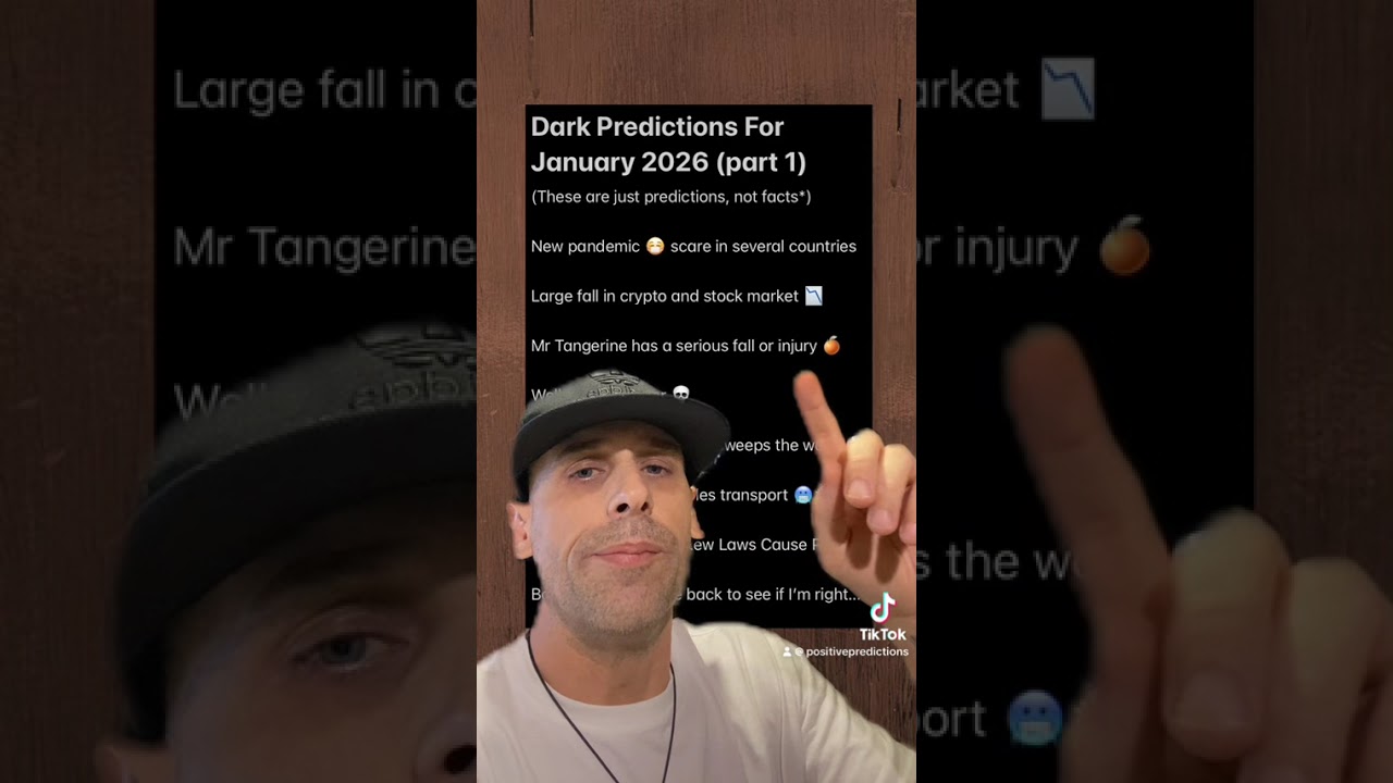 Dark Predictions For January 2026 (part 1)