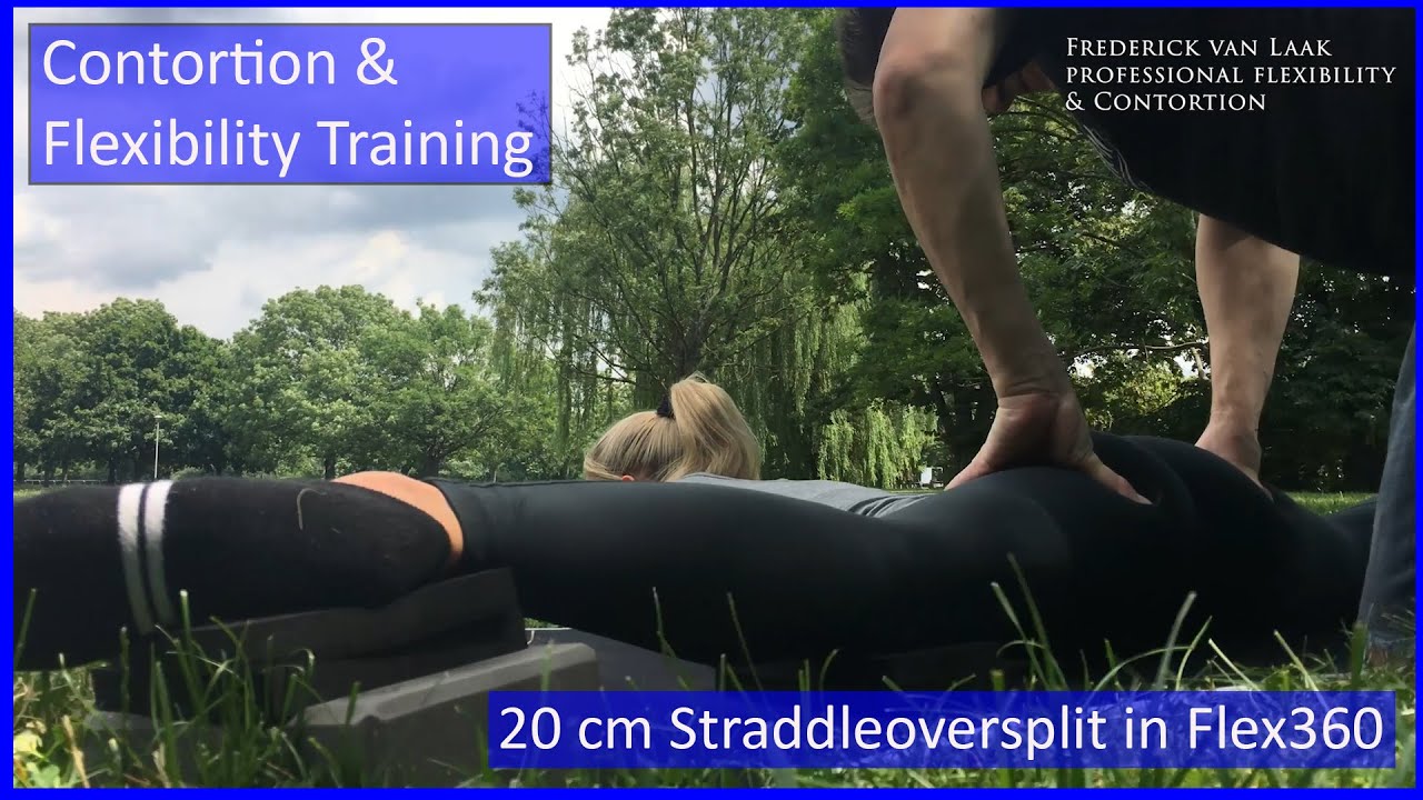 83 Flexyart Contortion Training: 20cm Straddleoversplit  - Also for Yoga, Pole, Ballet, Dance People