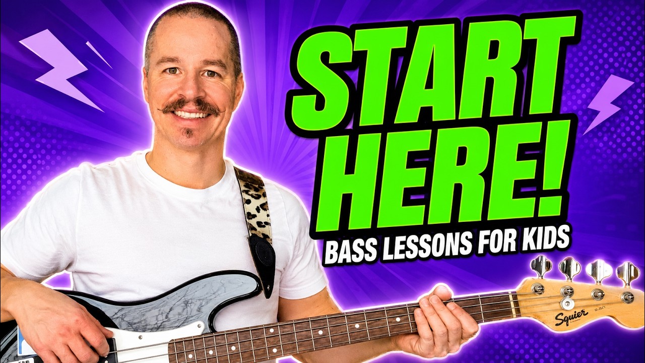 Урок игры на бас-гитаре для детей 1 - Seven Nation Army - НАЧНИТЕ ЗДЕСЬ #басгитара #урок