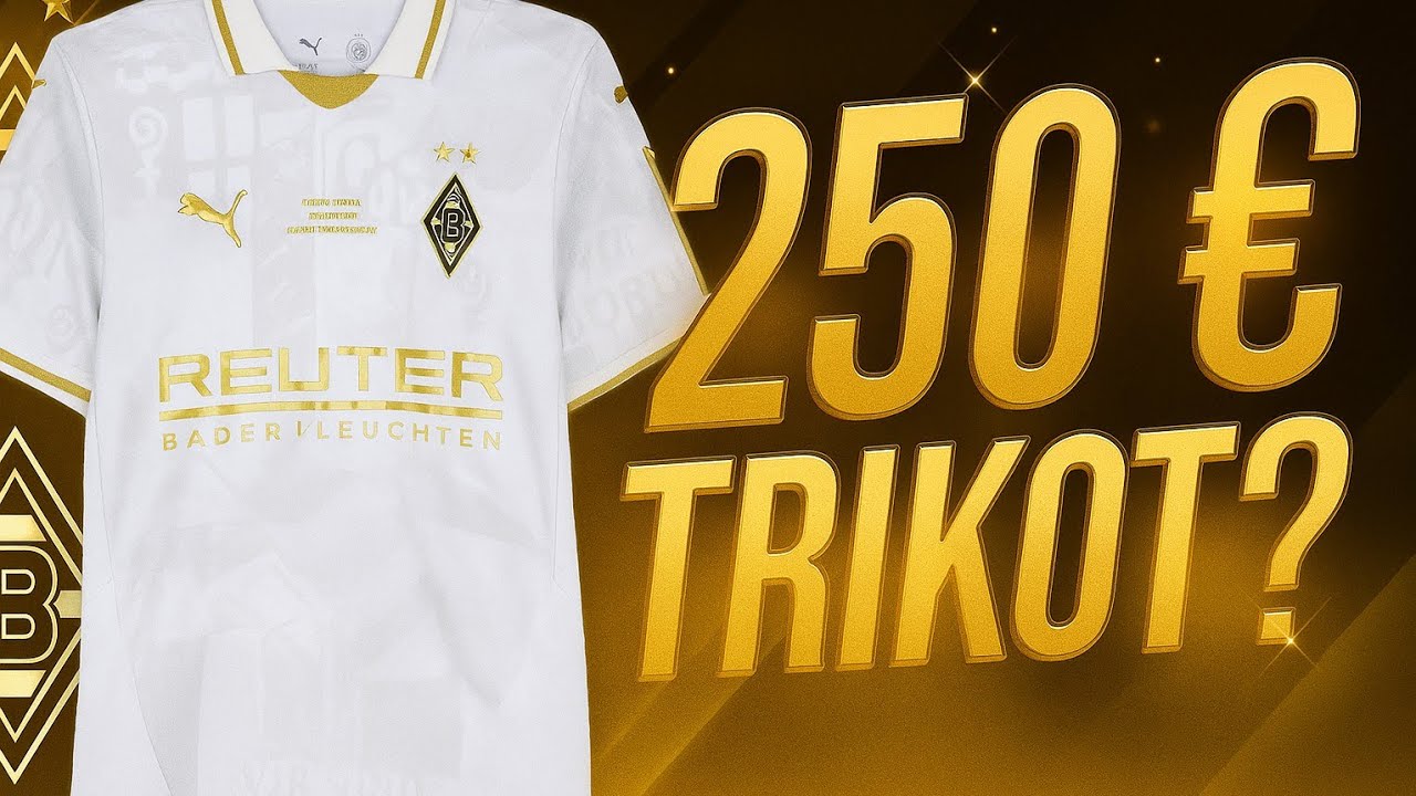 250€ FÜR EIN TRIKOT?! LOHNT SICH DAS BORUSSIA MÖNCHENGLADBACH SONDERTRIKOT?! ⚪️🟡🔥