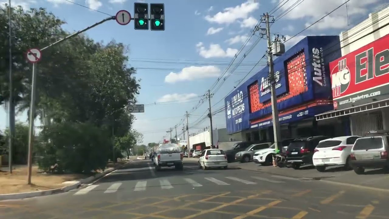 Passando pelo centro de Anápolis Goiás Av Brasil (antas)