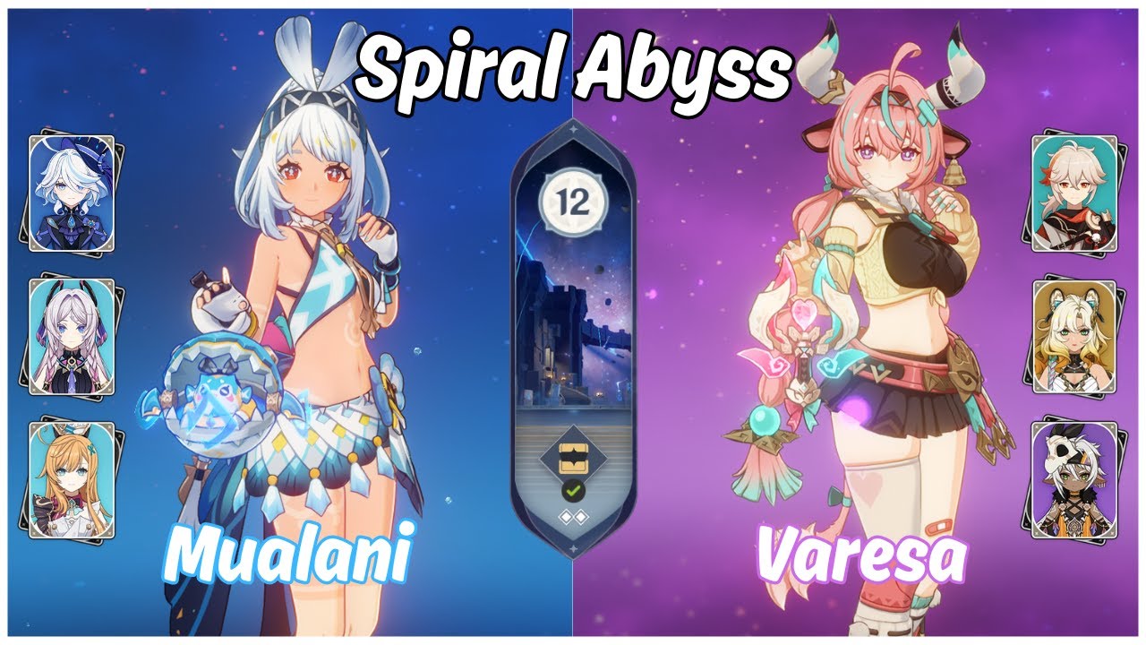 Mualani Freeze & Varesa Hypercarry | Spiral Abyss | Genshin Impact 6.3