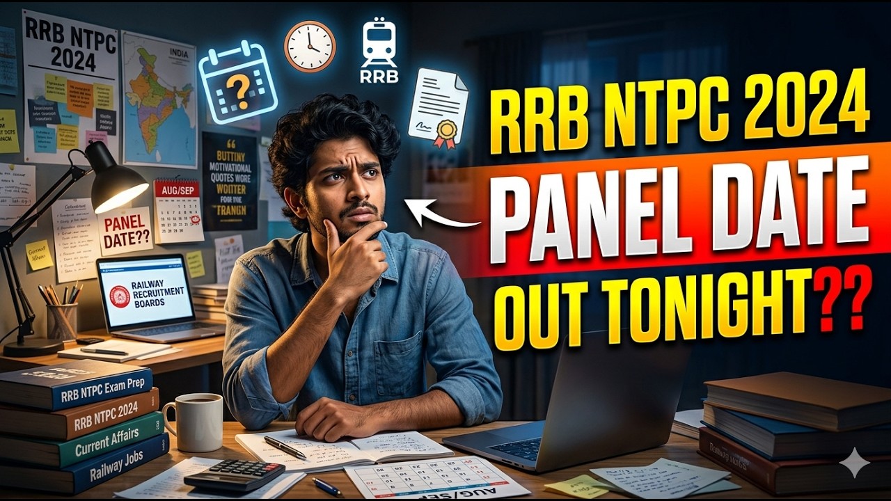 RRB NTPC 2024 PANEL OUT???