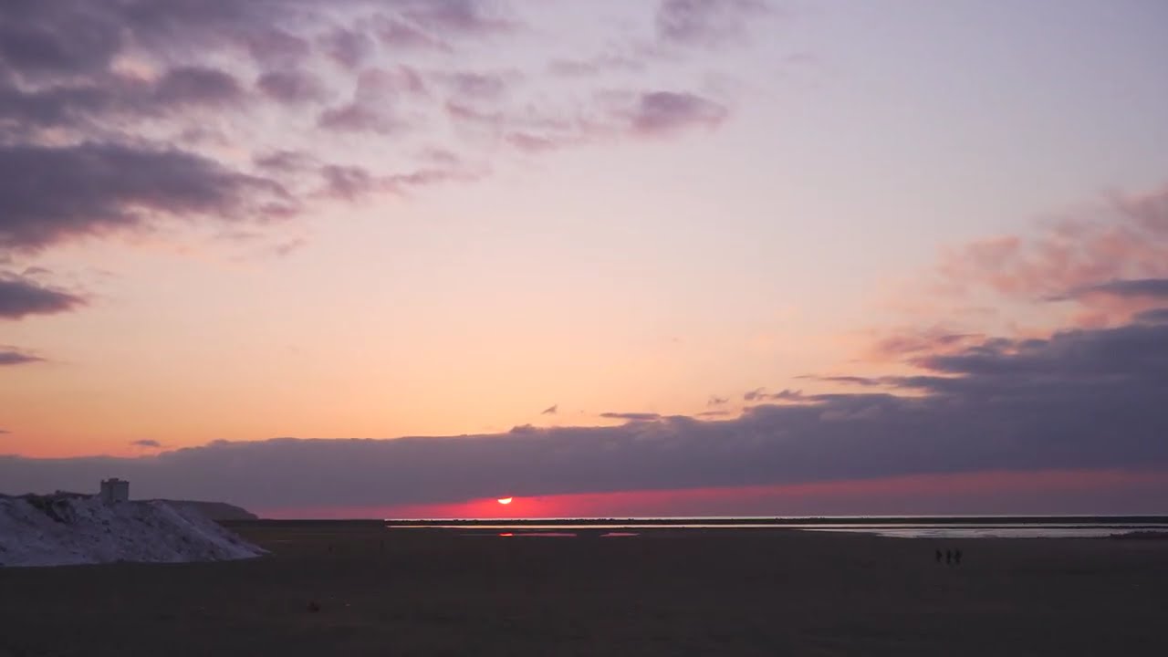 2026-02-17 今日の夕陽@柏崎市17時25分頃(今日の夕日も雲の中へ…vol.4)☆polaris