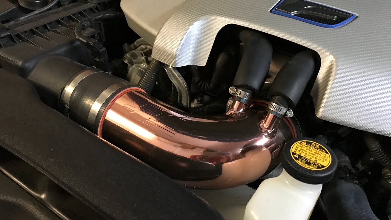 ROSE GOLD CHROME! Wrapping JOE Z intake arm on my Lexus ISF