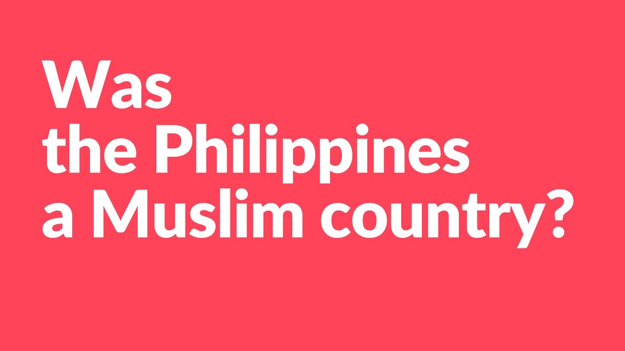 Was the Philippines a Muslim country? (#AskKirby)