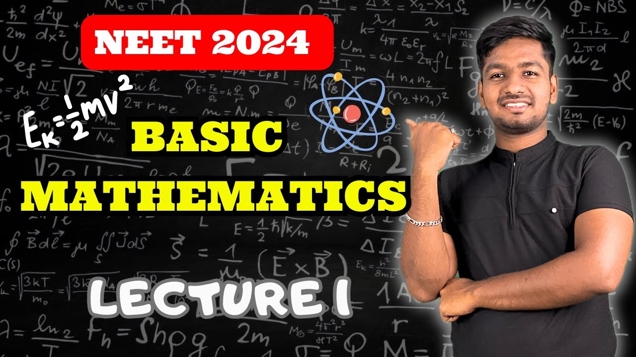 PHYSICS | BASIC MATHEMATICS | LECTURE 1 | NEET 2024 💥| BRAINYMEDIC | IN TAMIL 😁