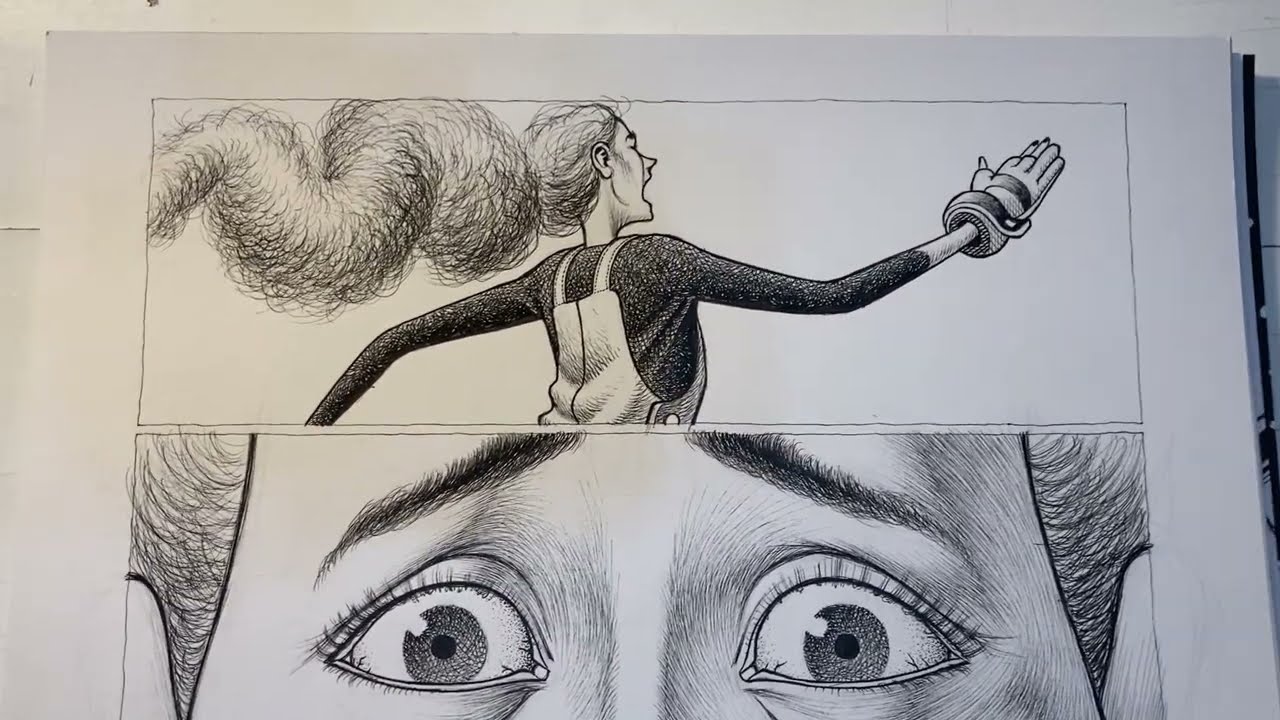 Original Art for Faceless and the Family