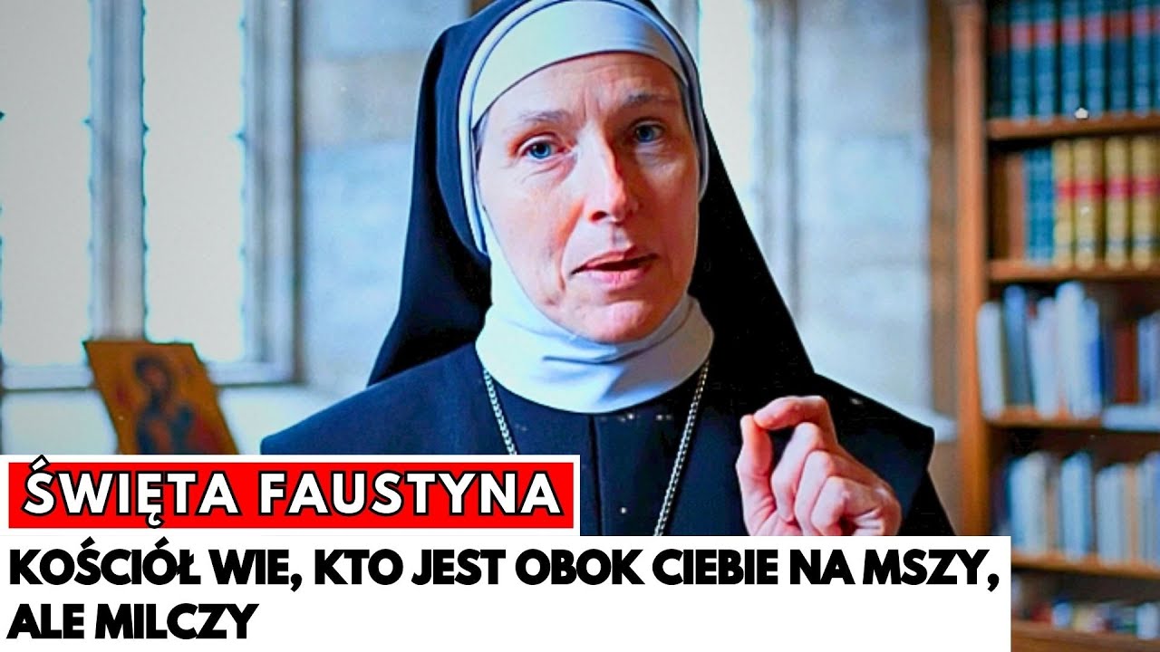 Święta Faustyna objawiła, kto siedzi obok ciebie na Mszy