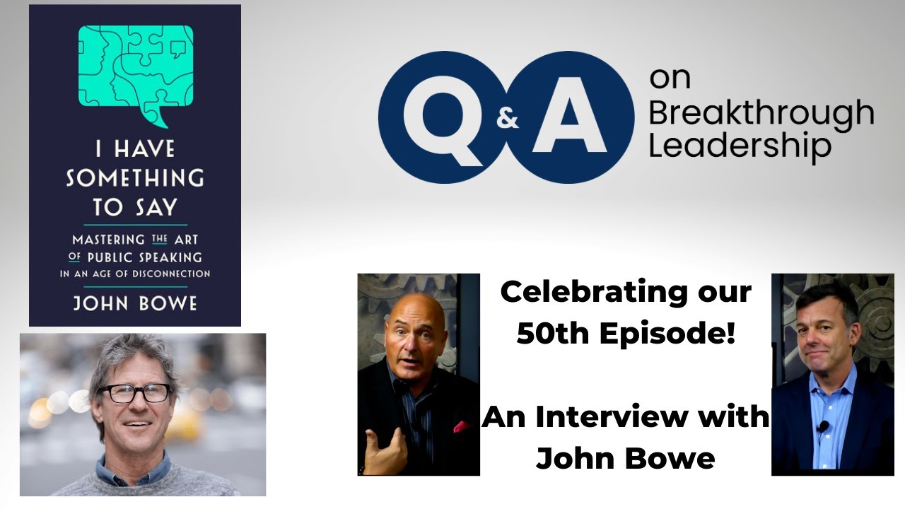 An interview with John Bowe, author of 