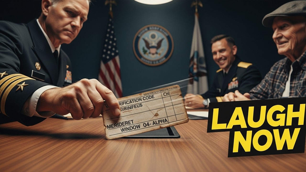The Officers Laughed at the Old Veteran’s Call Card — Until the Admiral Slid It Across the Table