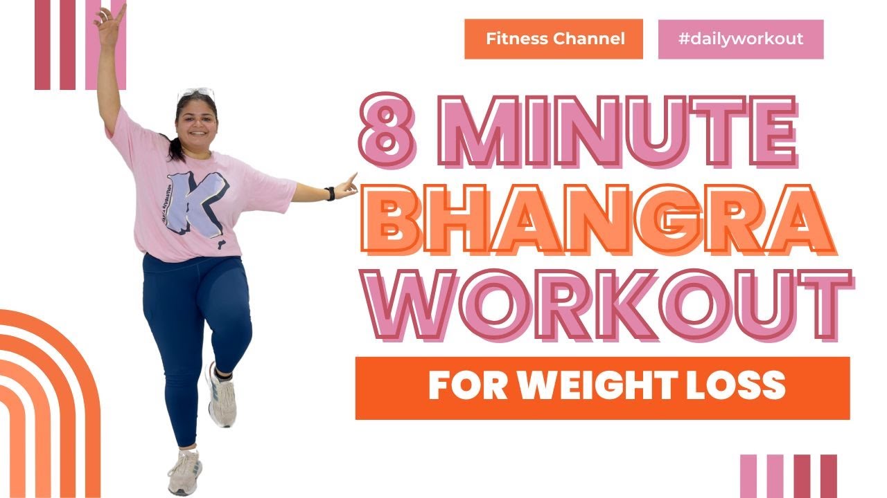 8 Minute - Dance Fitness | Calorie Burning Bhangra Workout for Beginners | Easy Steps | 2025
