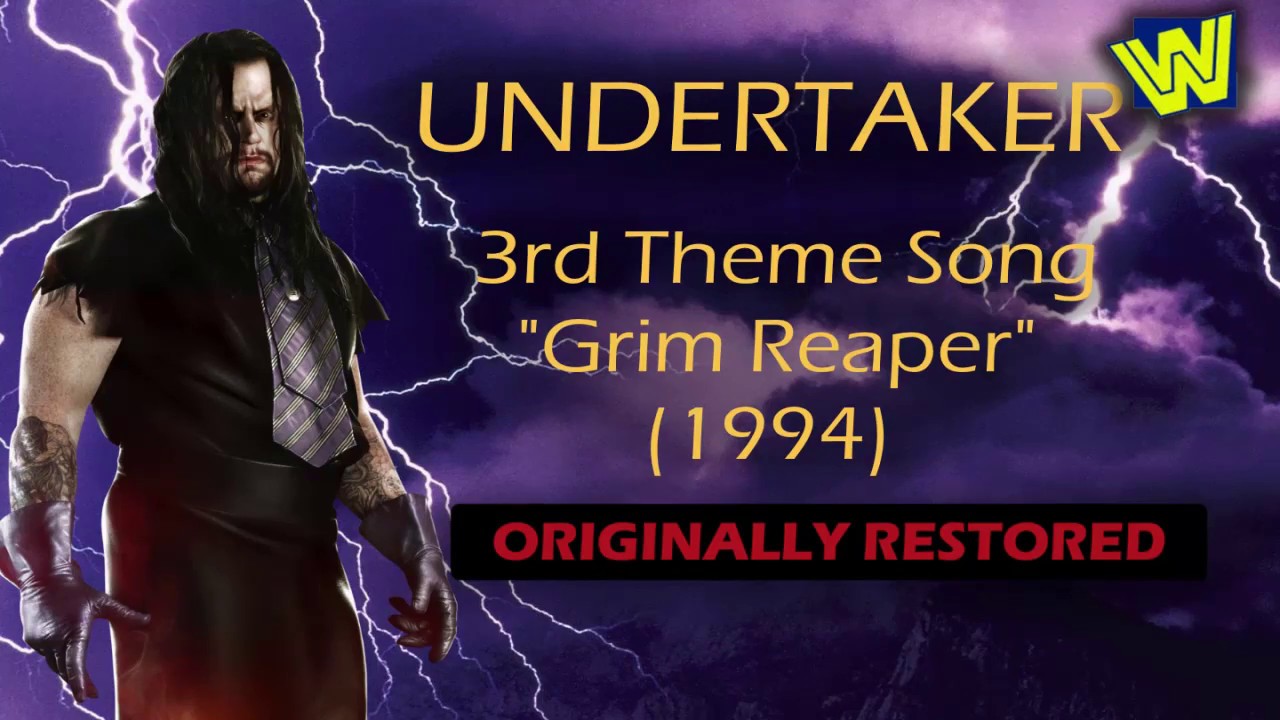 WWE - The Undertaker 3rd Theme Song (Grim Reaper) [100% Originally Restored]