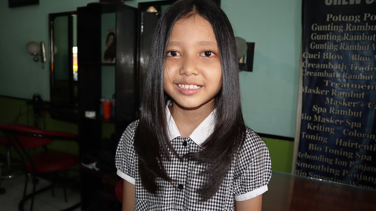 Novelian Pertama Kali Potong Rambut Ke Salon