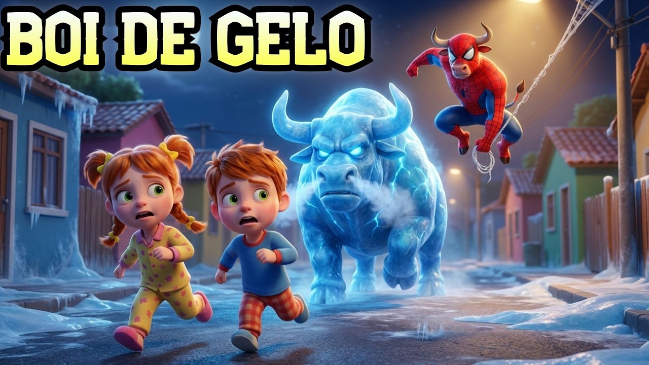 BOI DE GELO vs BOI-ARANHA| Turma da Juju | Música Infantil