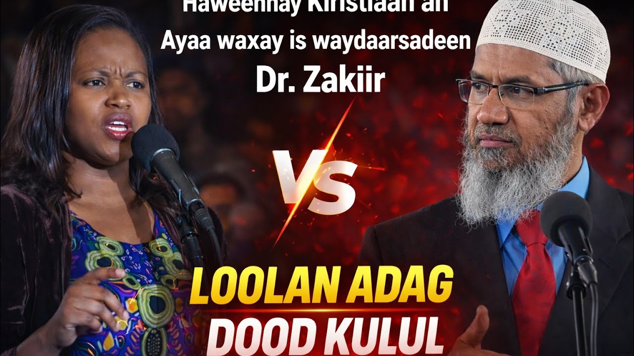 Haweenay Kirishtaan ah ayaa waxay is waydaarsadeen Dr zakir Naik Dood Kulul oo Ku Saabsan Nabi Cise